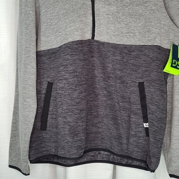 NWT LARGE MENS 1/2 ZIP FLEECE PULLOVER POCKETS - Picture 6 of 8